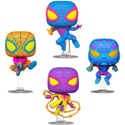 Funko POP! Marvel: Miles Morales Suits (4PK) EXM BKLT (fk9) Funko POP! Marvel: Miles Morales Suits (4PK) EXM BKLT (fk9)