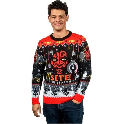 Harry Potter, Unisex, Pullover, Star Wars pull de Noël Sith (XL), Mehrfarbig, (XL) Harry Potter, Unisex, Pullover, Star Wars pull de Noël Sith (XL), Mehrfarbig, (XL)