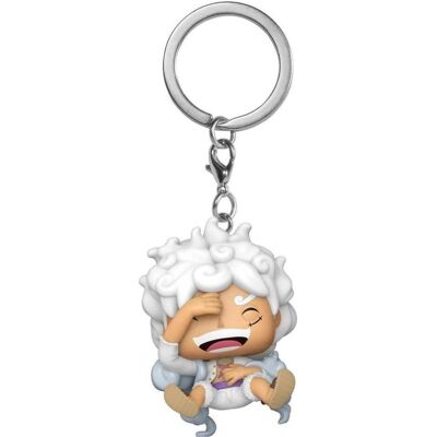 Funko, Unisex, Schlüsselanhänger, One Piece - Monkey D. Ruffy Pocket POP Keychain, Transparent Funko, Unisex, Schlüsselanhänger, One Piece - Monkey D. Ruffy Pocket POP Keychain, Transparent