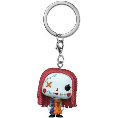 Funko, Schlüsselanhänger, Nightmare before Christmas POP! Vinyl Schlüsselanhänger 4 cm Patchwork - Sally Display (12), Transparent, Mehrfarbig Funko, Schlüsselanhänger, Nightmare before Christmas POP! Vinyl Schlüsselanhänger 4 cm Patchwork - Sally Display (12), Transparent, Mehrfarbig