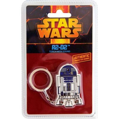 Paladone Products, Schlüsselanhänger, § Star Wars - R2D2 Keychain Torch With Sound, Mehrfarbig Paladone Products, Schlüsselanhänger, § Star Wars - R2D2 Keychain Torch With Sound, Mehrfarbig