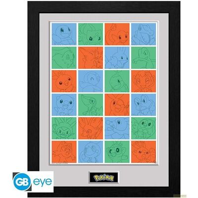 GB Eye Framed Print Pokemon : First Partner Grid, Weiteres Gaming Zubehör, Mehrfarbig GB Eye Framed Print Pokemon : First Partner Grid, Weiteres Gaming Zubehör, Mehrfarbig