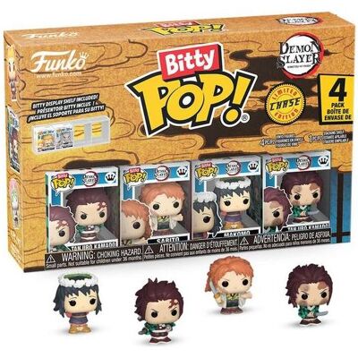 Funko Assorted Blister 4 figures Bitty POP Demon Slayer Funko Assorted Blister 4 figures Bitty POP Demon Slayer