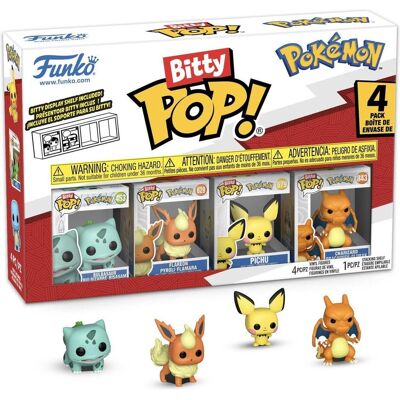 Funko Bitty POP! 4 Pack Pokemon: Bulbasaur Funko Bitty POP! 4 Pack Pokemon: Bulbasaur