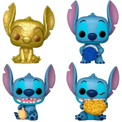 Funko Stitch Holiday 2024 Pocket POP! Vinyl Schlüsselanhänger 4er-Pack Dreidel Box 4 cm Funko Stitch Holiday 2024 Pocket POP! Vinyl Schlüsselanhänger 4er-Pack Dreidel Box 4 cm