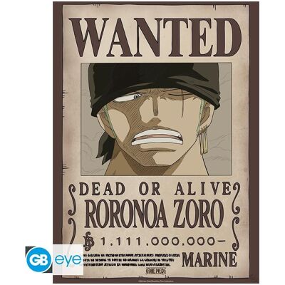 GB Eye One Piece Poster Chibi: Wanted Zoro Wano 52x38cm, Weiteres Gaming Zubehör, Mehrfarbig GB Eye One Piece Poster Chibi: Wanted Zoro Wano 52x38cm, Weiteres Gaming Zubehör, Mehrfarbig