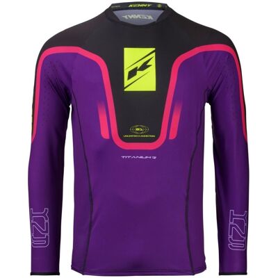 Kenny, Motorsportbekleidung, Racing T-Shirt Cross/Enduro Titanium Lila Grösse XL (XL) Kenny, Motorsportbekleidung, Racing T-Shirt Cross/Enduro Titanium Lila Grösse XL (XL)