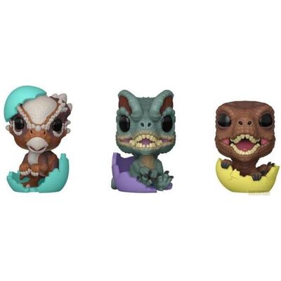 Funko Jurassic Park Pocket POP! Vinyl Figuren Easter Egg 3-Pack Dinos 4 cm Funko Jurassic Park Pocket POP! Vinyl Figuren Easter Egg 3-Pack Dinos 4 cm
