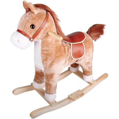 Vedes Plüsch Schaukelpferd - Mit Griffen - 42cm Sattelhöhe - Plüsch Schaukelpferd Vedes Plüsch Schaukelpferd - Mit Griffen - 42cm Sattelhöhe - Plüsch Schaukelpferd