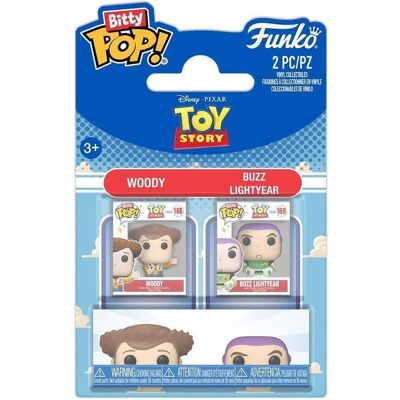 Funko Toy Story Bitty POP! Vinyl figurines Woody & Buzz Lightyear 2 cm Funko Toy Story Bitty POP! Vinyl figurines Woody & Buzz Lightyear 2 cm