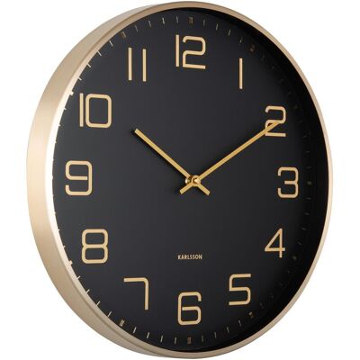 Karlsson, Wanduhr, Elegance Glow Black (40 cm) Karlsson, Wanduhr, Elegance Glow Black (40 cm)