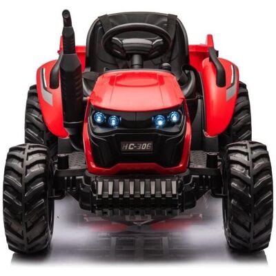 Lean Toys Leantoys Batterie Traktor HC-306 Rot 24V Lean Toys Leantoys Batterie Traktor HC-306 Rot 24V