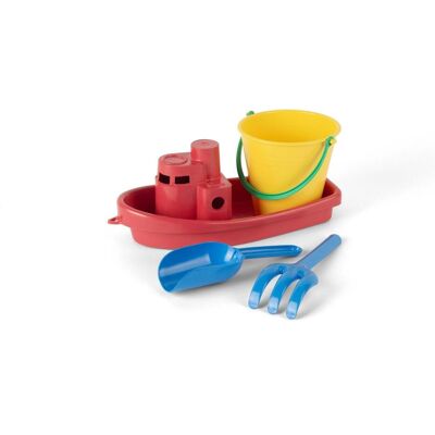 dantoy Classic Recycled Rød Bådsaet I Net dantoy Classic Recycled Rød Bådsaet I Net