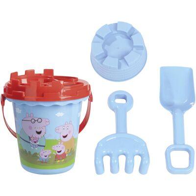 Grafix Peppa Pig Strandeimer Blau - 5 Stück. Grafix Peppa Pig Strandeimer Blau - 5 Stück.