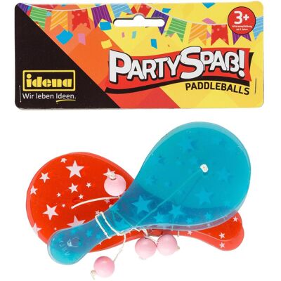 Idena Partyspass Paddleballs 4 Stück Idena Partyspass Paddleballs 4 Stück