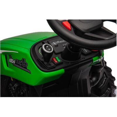 Lean Toys Leantoys Batterie Traktor HC-306 Grün 24V Lean Toys Leantoys Batterie Traktor HC-306 Grün 24V