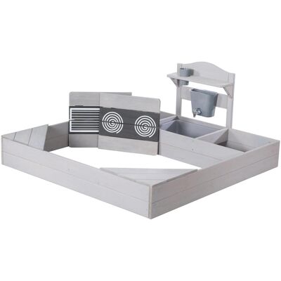 Roba Sandkasten mit Matschküche inkl. Abdeckplane Roba Sandkasten mit Matschküche inkl. Abdeckplane