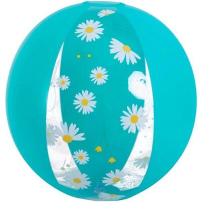 Jilong PIŁKA PLAŻOWA DMUCHANA 50CM DAISY TURKUSOWY 53174 Jilong PIŁKA PLAŻOWA DMUCHANA 50CM DAISY TURKUSOWY 53174
