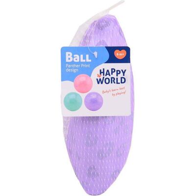 Johntoy Happy World Spielball mit Panther-Print, 85 Gramm Johntoy Happy World Spielball mit Panther-Print, 85 Gramm