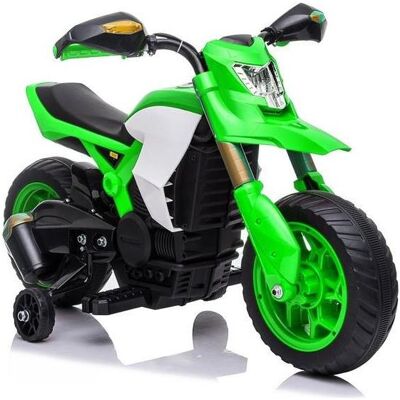 Lean Toys Electric Ride-On Motorbike TR1909 Green Lean Toys Electric Ride-On Motorbike TR1909 Green