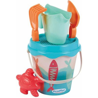Ecoiffier Zandemmer Sardine - 17cm 6dlg. Ecoiffier Zandemmer Sardine - 17cm 6dlg.