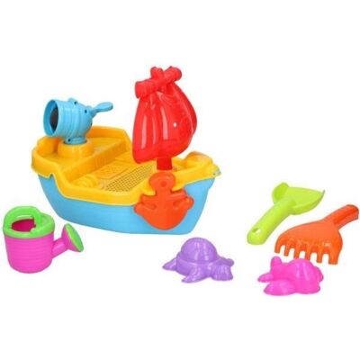 Eddy Toys Whirlpool-Spielzeug - Sandkasten-Spielzeugset 10-tlg. Schiff Eddy Toys Whirlpool-Spielzeug - Sandkasten-Spielzeugset 10-tlg. Schiff