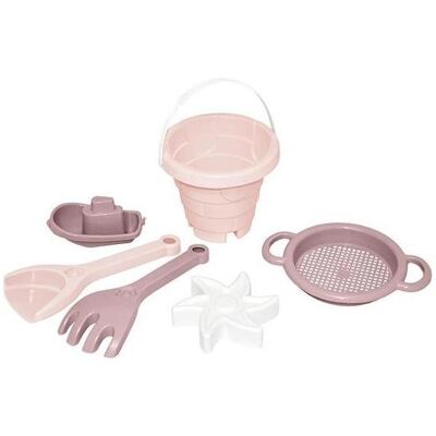 Wader Sandkastenset „Zuckerwatteschloss“ in Rosa, 6-teilig Wader Sandkastenset „Zuckerwatteschloss“ in Rosa, 6-teilig