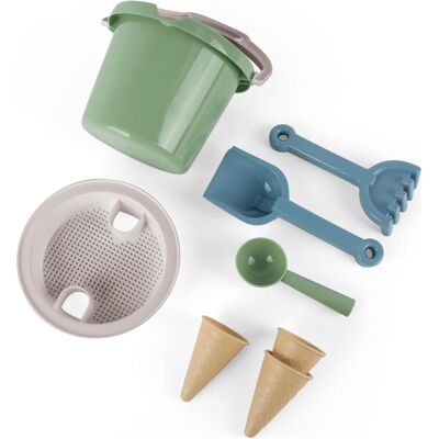 Dantoy 8-teiliger Sandspielzeug-Set - Grün Dantoy 8-teiliger Sandspielzeug-Set - Grün