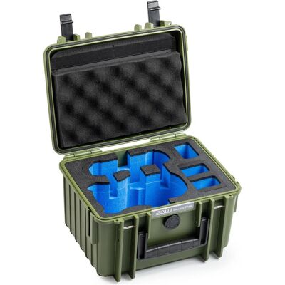 B&W International drone.case PP.66 (Drohnen Koffer, DJI Mini 5 Pro), Drohne Tasche, Grün, Bronze B&W International drone.case PP.66 (Drohnen Koffer, DJI Mini 5 Pro), Drohne Tasche, Grün, Bronze