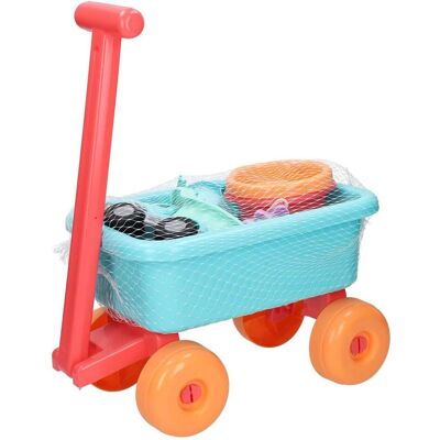 Ecoiffier Strandwagen mit Zubehör - 8-teilig. Ecoiffier Strandwagen mit Zubehör - 8-teilig.