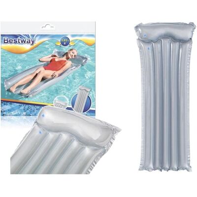 Bestway Aufblasbare Schwimmmatratze, grau 183x76cm Bestway Aufblasbare Schwimmmatratze, grau 183x76cm