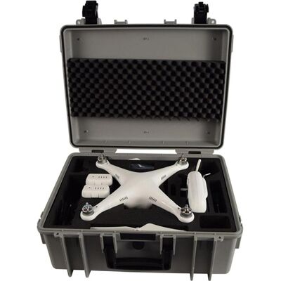 B&W International Outdoor.cases Copter.case grey / hardfoam DJI Phantom 2 (Drohnen Koffer, DJI Phantom 2), Drohne Tasche, Grau B&W International Outdoor.cases Copter.case grey / hardfoam DJI Phantom 2 (Drohnen Koffer, DJI Phantom 2), Drohne Tasche, Grau