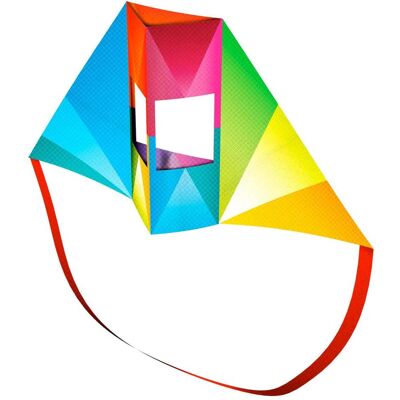 Eolo Bunter Deltabox-Drachen - Einfaches Pop-up-Design Eolo Bunter Deltabox-Drachen - Einfaches Pop-up-Design