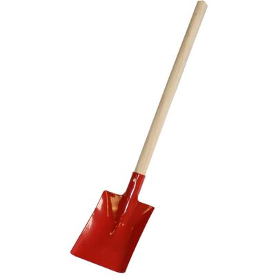 Magni Idena 7102316 - Kinderschaufel aus Metall, rot, mit Holzstiel, ca. 30 cm lang, zum Spielen im Ga Magni Idena 7102316 - Kinderschaufel aus Metall, rot, mit Holzstiel, ca. 30 cm lang, zum Spielen im Ga