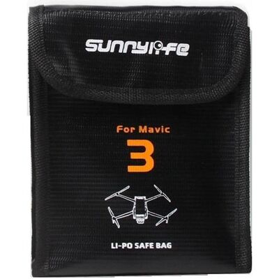 Sunnylife Li-Po Safe Bag 2x Battery for DJI Mavic 3 M3-DC105-2 (Drohnen Zubehör Tasche, DJI Mavic 3), Drohne Tasche Sunnylife Li-Po Safe Bag 2x Battery for DJI Mavic 3 M3-DC105-2 (Drohnen Zubehör Tasche, DJI Mavic 3), Drohne Tasche