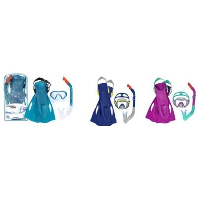 Bestway Tauchset für Kinder - UV-Maske, Flossen, Schnorchel Bestway Tauchset für Kinder - UV-Maske, Flossen, Schnorchel