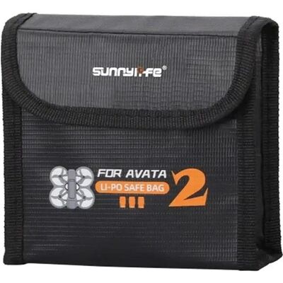Sunnylife Battery Bag for DJI Avata 2 (Drohnen Zubehör Tasche, DJI Avata 2), Drohne Tasche, Schwarz Sunnylife Battery Bag for DJI Avata 2 (Drohnen Zubehör Tasche, DJI Avata 2), Drohne Tasche, Schwarz