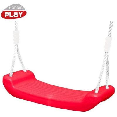 NSH Nordic NORDIC PLAY Gyngesaede I Plast Rød m/reb (805-448) NSH Nordic NORDIC PLAY Gyngesaede I Plast Rød m/reb (805-448)