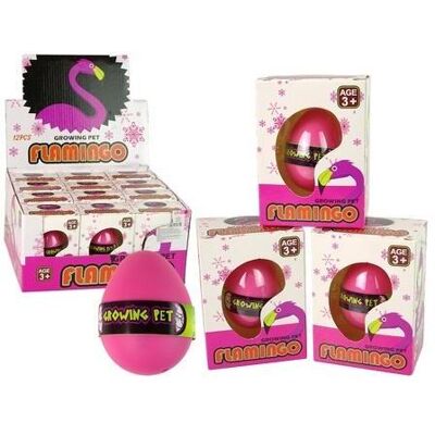 Lean Toys Wachsendes Flamingo-Ei 6 cm rosa Lean Toys Wachsendes Flamingo-Ei 6 cm rosa