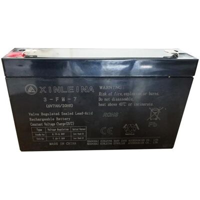 NSH Nordic Batteri 6 V 7 Ah til elbil NSH Nordic Batteri 6 V 7 Ah til elbil