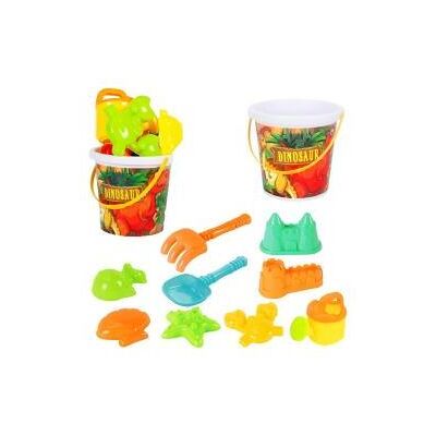 Trifox Zestaw do piasku dinozaury 10el Trifox Zestaw do piasku dinozaury 10el