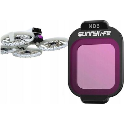 Sunnylife Filtr Pełny Szary Nd8 Ndx8 Do Drona Dron Dji Flip + Etui Na Filtr / Fi962-8 (Drohnen Filter, DJI Flip), Drohne Zubehör, Grau Sunnylife Filtr Pełny Szary Nd8 Ndx8 Do Drona Dron Dji Flip + Etui Na Filtr / Fi962-8 (Drohnen Filter, DJI Flip), Drohne Zubehör, Grau