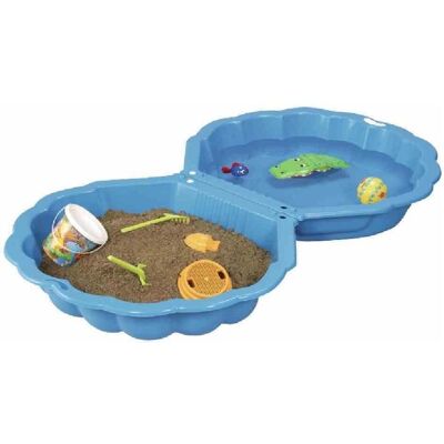 ProGarden Sandy Sandkasten - Kunststoff, 2-teilig, Blau ProGarden Sandy Sandkasten - Kunststoff, 2-teilig, Blau