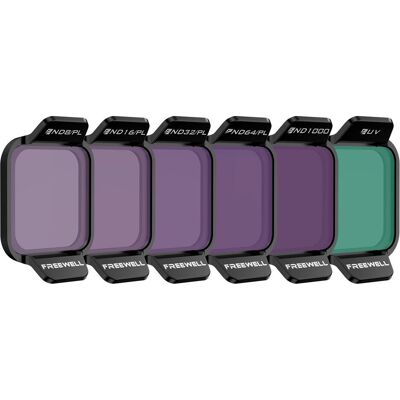 Freewell Flip Filters - Bright Day- 6Pack (Drohnen Filter, DJI Flip), Drohne Zubehör, Mehrfarbig Freewell Flip Filters - Bright Day- 6Pack (Drohnen Filter, DJI Flip), Drohne Zubehör, Mehrfarbig