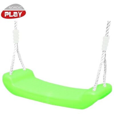 NSH Nordic NORDIC PLAY Gyngesaede I plast Limegrøn m/reb (805-492) NSH Nordic NORDIC PLAY Gyngesaede I plast Limegrøn m/reb (805-492)