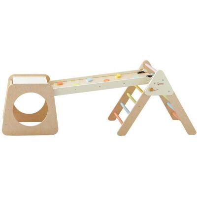 Classic World Klassisches, faltbares Kletterset aus Holz von – 5-in-1 Classic World Klassisches, faltbares Kletterset aus Holz von – 5-in-1