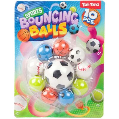 Toi-Toys Lustige Hüpfbälle, 10 Stück. Toi-Toys Lustige Hüpfbälle, 10 Stück.