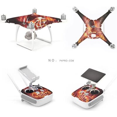 Pgytech Skin Fire (DJI Phantom 4 Pro), Drohne Zubehör, Rot Pgytech Skin Fire (DJI Phantom 4 Pro), Drohne Zubehör, Rot