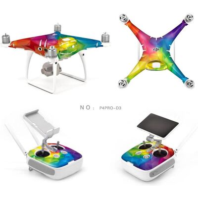 Pgytech Skin Polygon Colorful (DJI Phantom 4 Pro), Drohne Zubehör, Mehrfarbig Pgytech Skin Polygon Colorful (DJI Phantom 4 Pro), Drohne Zubehör, Mehrfarbig