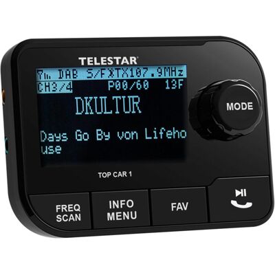 Telestar Top Car 1 (Stabantenne, DAB/ DAB+, UKW / MW / LW), SAT Spiegel + SAT Antennen, Schwarz Telestar Top Car 1 (Stabantenne, DAB/ DAB+, UKW / MW / LW), SAT Spiegel + SAT Antennen, Schwarz